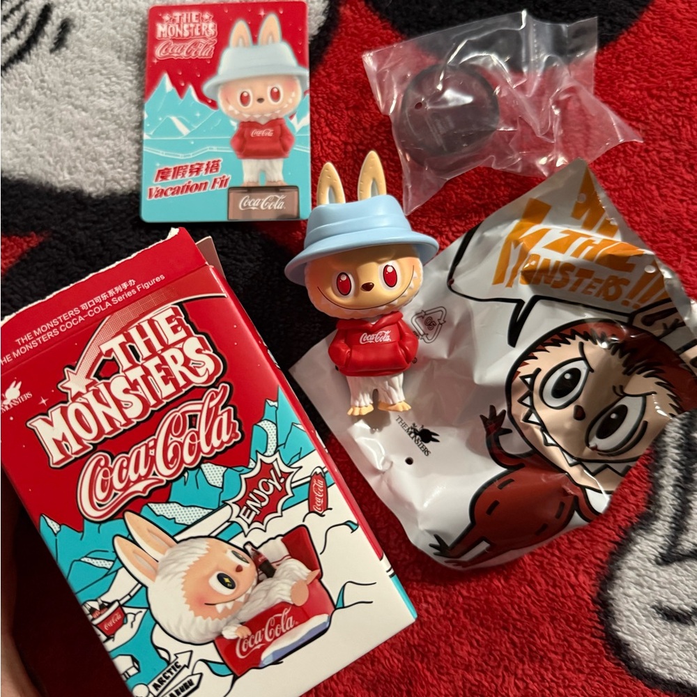 New Opened Pop Mart Labubu Coca Cola - The Monsters “Vacation Fit”